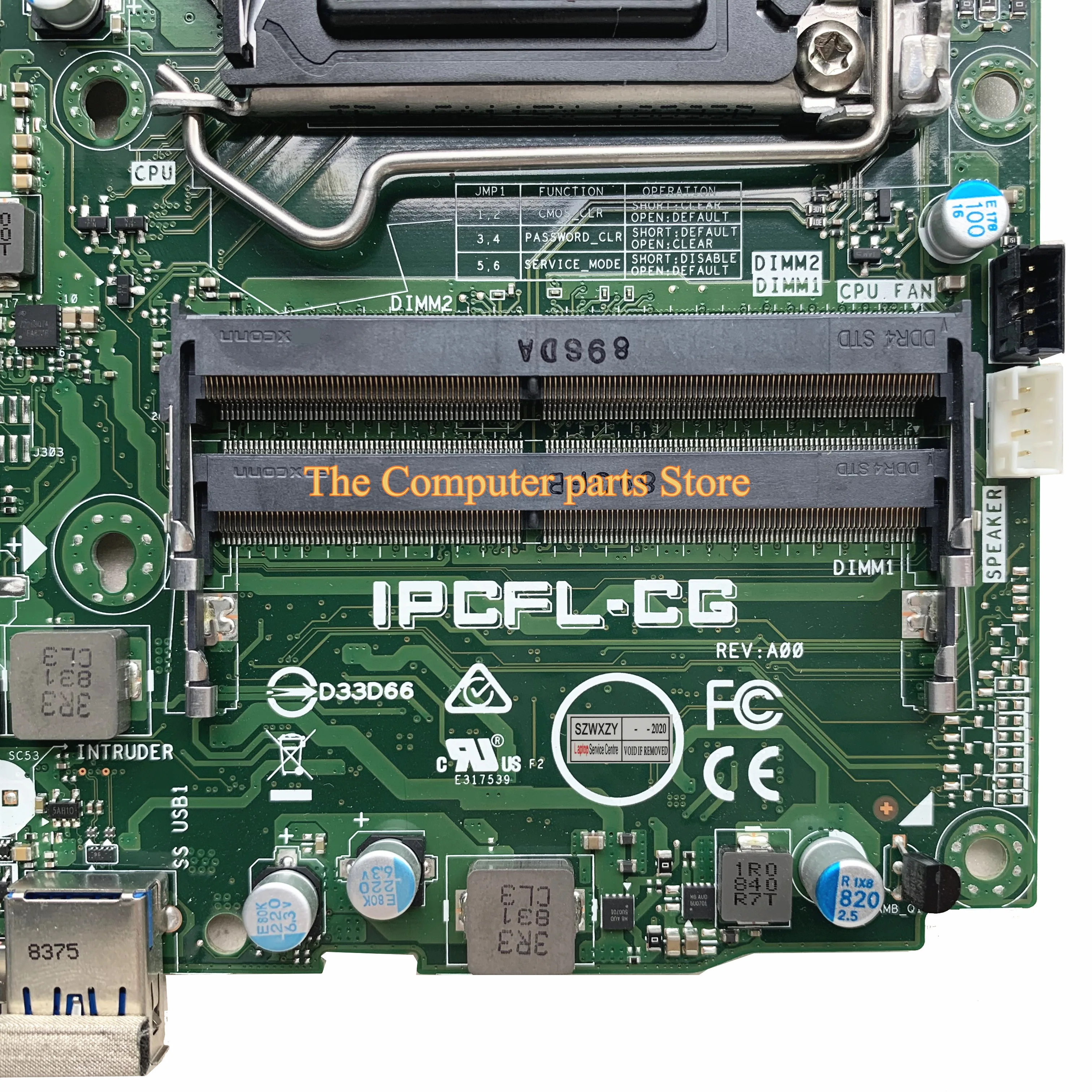 Original For Dell Optiplex 3060 MFF Motherboard IPCFL-CG CN-0NV0M7