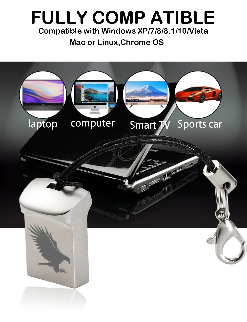 Мини-металл USB 2,0 флэш-накопитель 4 ГБ 8 ГБ 16 ГБ 32 ГБ 64 ГБ пользовательский логотип флэш-накопители подарки Memory Stick 100% реальная емкость U диск