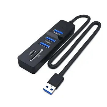 

Multi USB 3.0 Hub USB Splitter High Speed 3 6 Ports 2.0 Hub TF Card Reader All In One For PC Computer Accessories