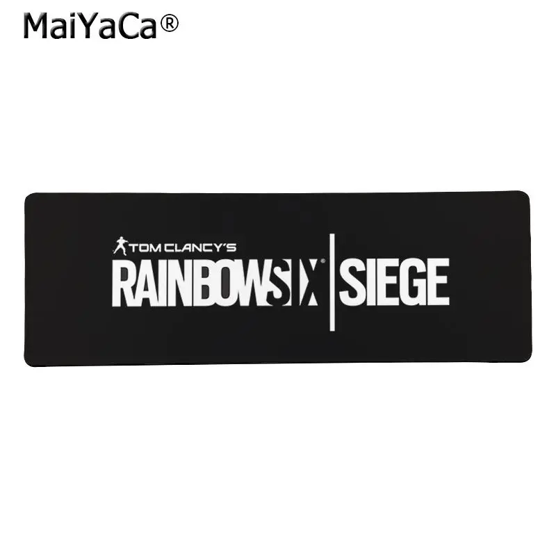 MaiYaCa высокое качество Tom Clancy Rainbow Six Siege DIY дизайн игровой с узором коврик для мыши большой коврик для мыши клавиатуры - Цвет: Lock Edge 40X90cm