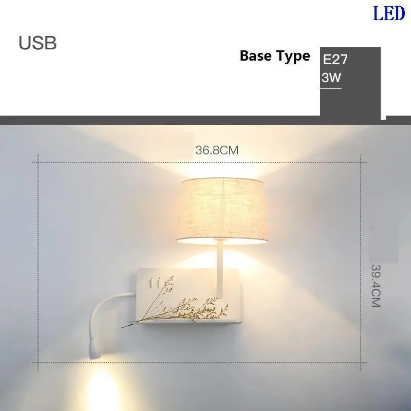 De Parede Vanity Badkamer Verlichting Arandela Wandlampe спальня Wandlamp свет для дома аппликация Murale светильник Настенный светильник
