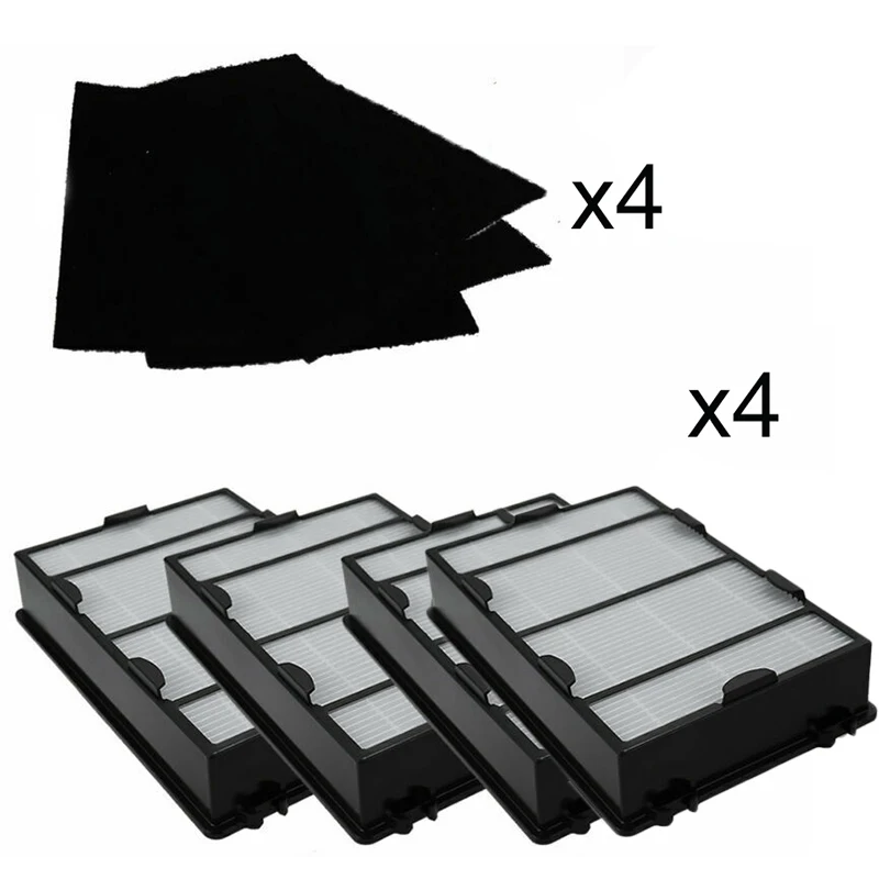4PCS Filter Screen& 4PCS Filter Cotton Kit for Holmes B HAPF600 Air Purifier replacement high quality