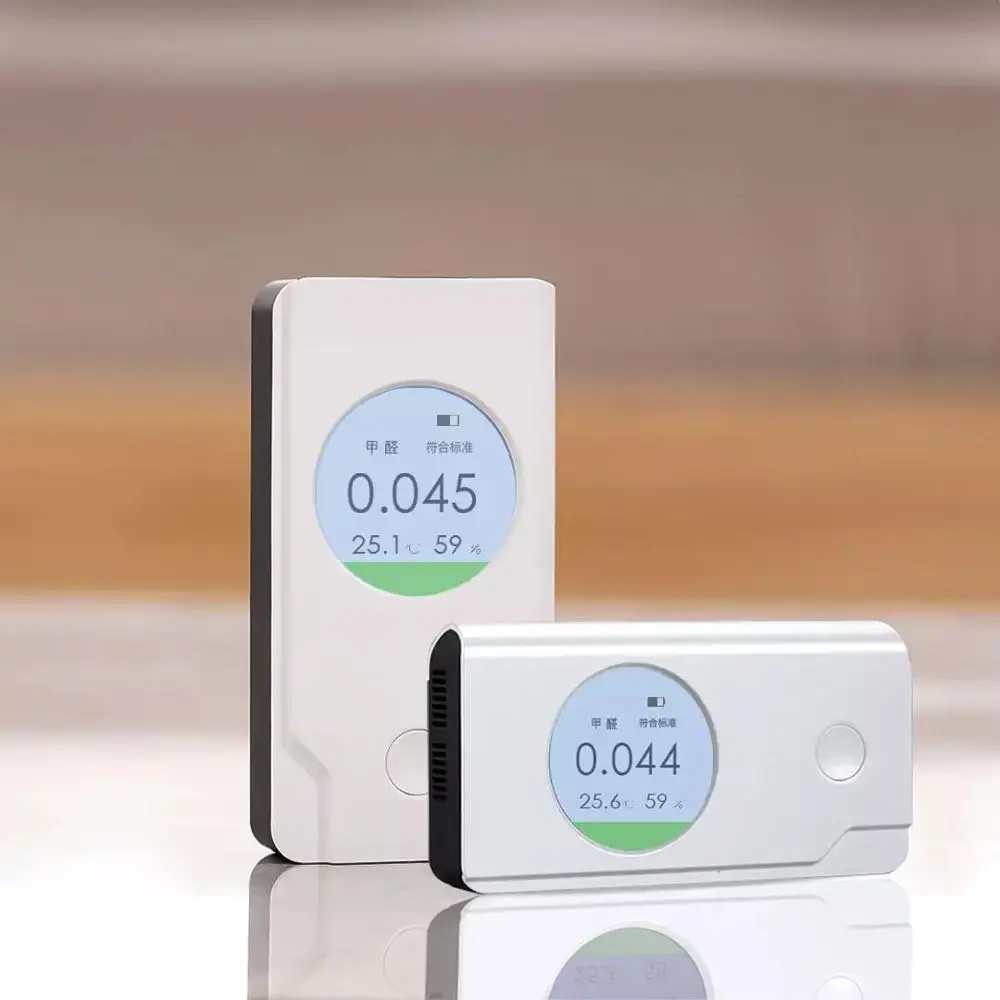  Xiaomi Miaomiaoce Formaldehyde Detector Rechargeable Excess Remind Temperature & Humidity LCD Displ