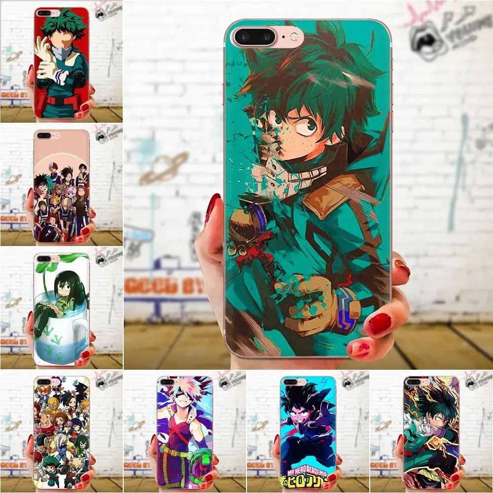 

Tpu Phone Case For Xiaomi Redmi Mi 4 7A 9T K20 CC9 CC9e Note 7 9 Y3 SE Pro Prime Go Play Anime My Hero Academia