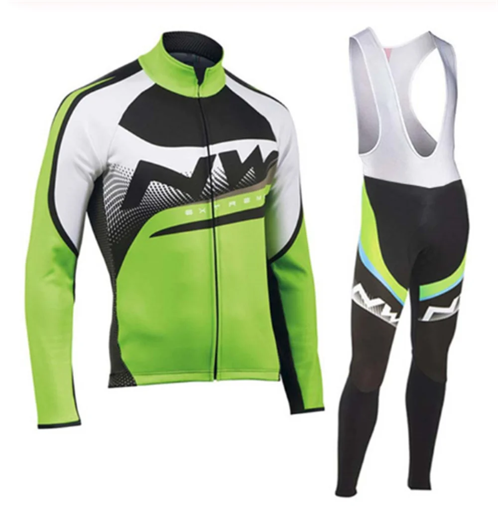 Northwave комплект одежды для велоспорта с длинными рукавами NW Pro team Jersey мужской костюм дышащий Открытый спортивный велосипед MTB Одежда paded 3 - Цвет: 2