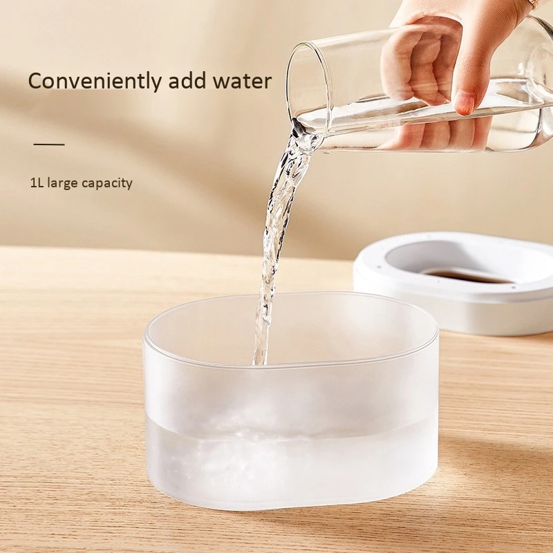 1 Liter Dual Spray Air Humidifier 2000MAh USB Rechargeable Wireless Aromatherapy Water Sprayer