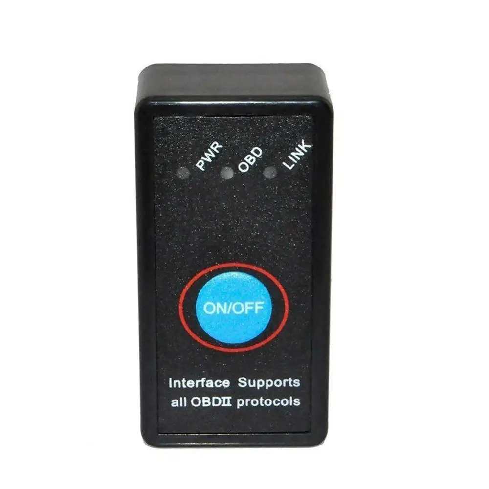 Супер Мини elm327 Bluetooth OBD2 V1.5 Elm 327 в 1,5 Авто OBD диагностический Elm-327 2 сканера инструмент адаптер АВТО OBDII диагностика-z8d8