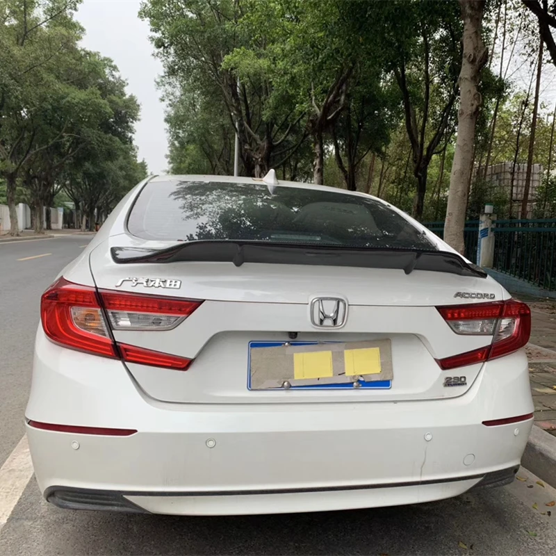 Для Honda спойлер для аccord качественный материал frp/углеродное волокно для Honda Accord R стиль высокое качество задний спойлер- год