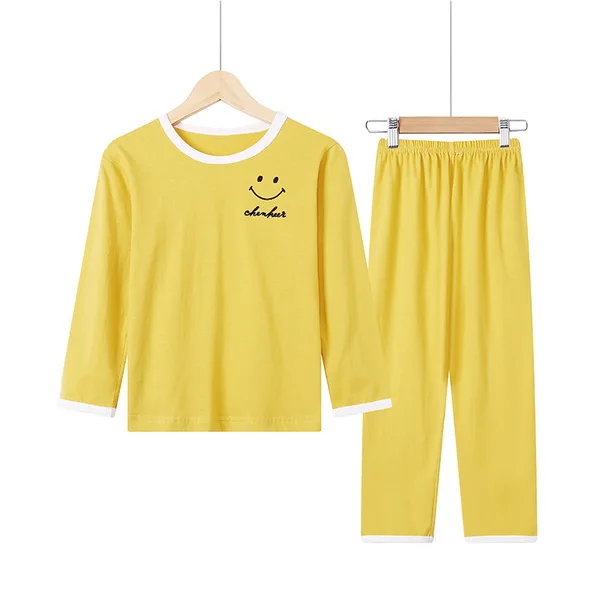 Kids Boys Sleepwear baby girl spring cotton sets Children Homewear Pajamas for Boy Pyjamas Kids Nightwear 0-13Y teenage clothes - Цвет: style 3