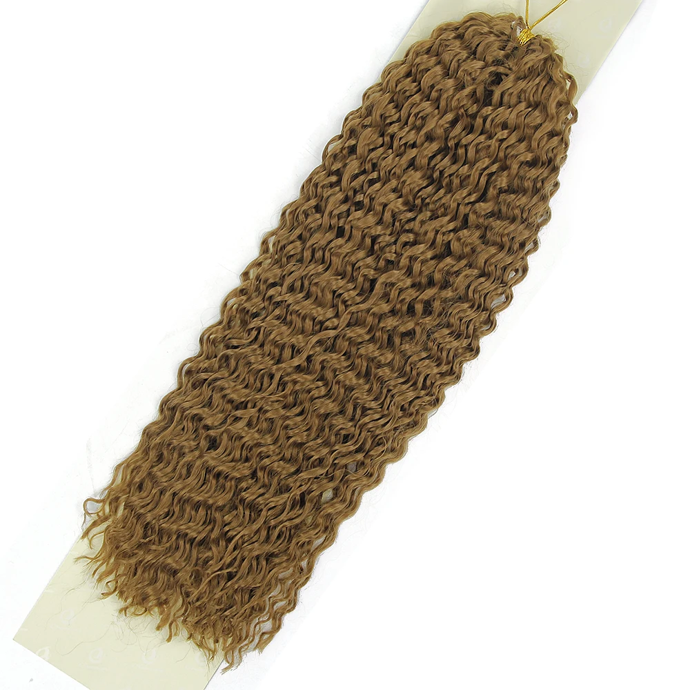 YXCHERISHAIR 18 дюймов вязанные крючком косы афро курчавые Твист Синтетические Омбре