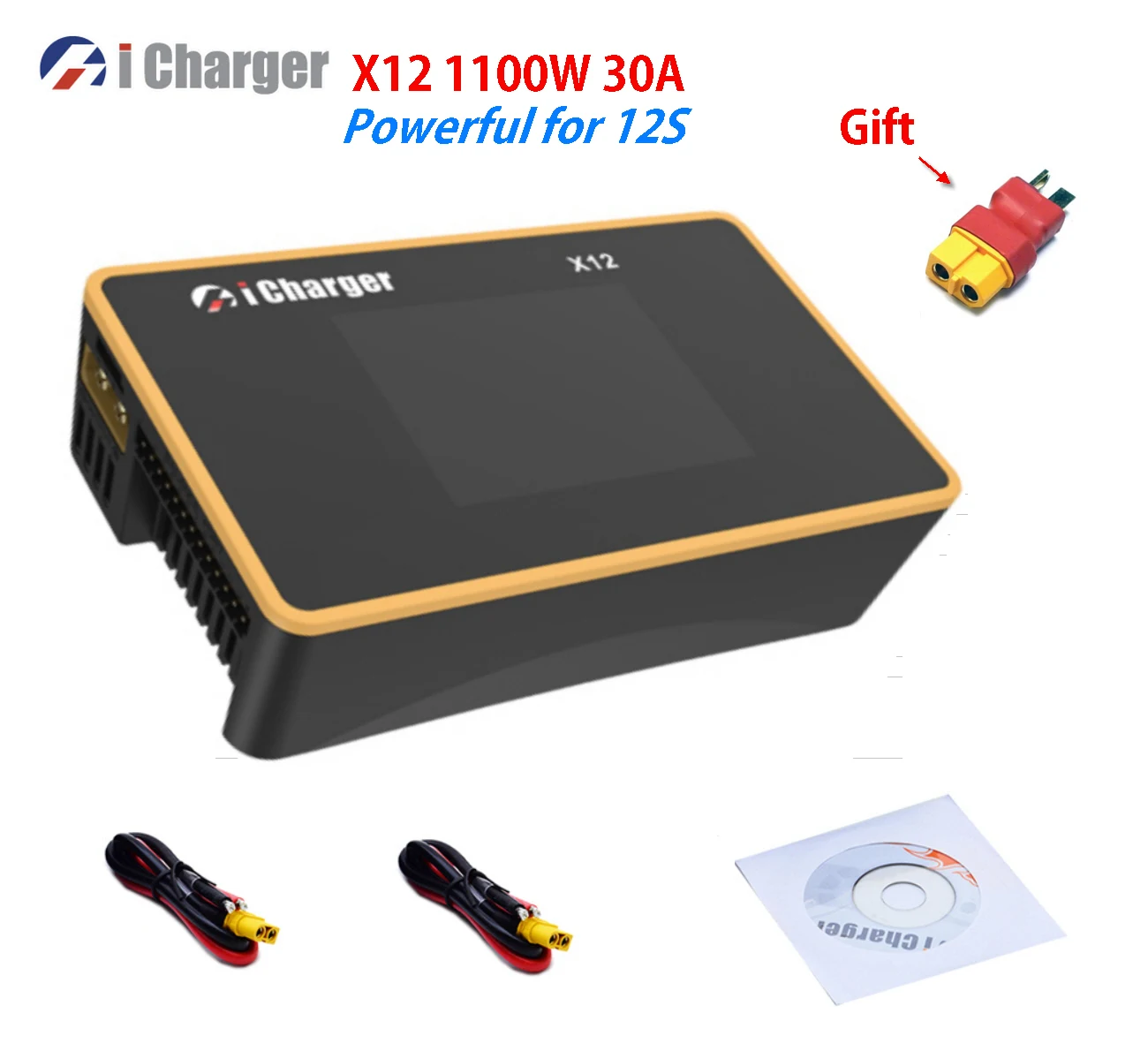 

Умное балансирующее зарядное устройство i Charger X12 1100 Вт 30A, зарядное устройство Dis для 1-12s LiPo Lilo LiFe LiHV Battery