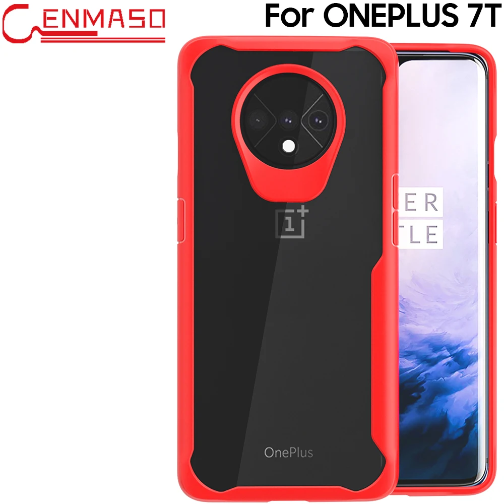 Для Oneplus 7T чехол для ONEPLUS 7T 7 Pro one plus 7Pro 6T 6 5T 5 HD прозрачный мягкий силиконовый акриловый гибридный Чехол