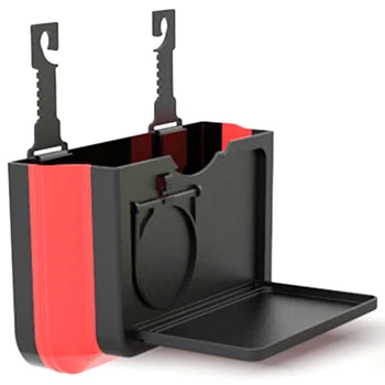 

Folding Multi-Function Storage Box Car Garbage Storage Box Car Seat Back Trash Bin Storage Box Car Water Cup Holder