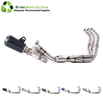 

Motorcycle Exhaust Muffler pipe Full System Slip-On For yamaha MT-09 FZ-09 MT09 FZ09 XSR900 2014-2019 2014-2019 not for Tracer