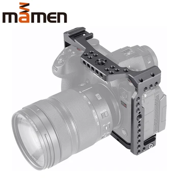 

MAMEN High Quality Camera Cage Protecting Case With 1/4 3/8 Screw For Panasonic LUMIX S1H/S1/S1R DSLR Cameras Photo Studio Kit