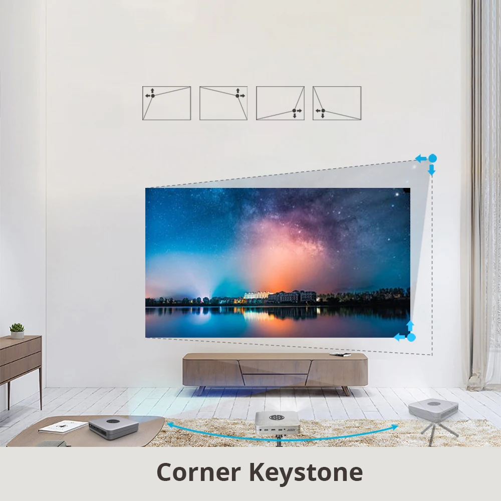  BYINTEK UFO U20 Pro Android Smart Wifi Portable Mini LED DLP Projector for IPhone IPad Smartphone 3 - 4000332734593