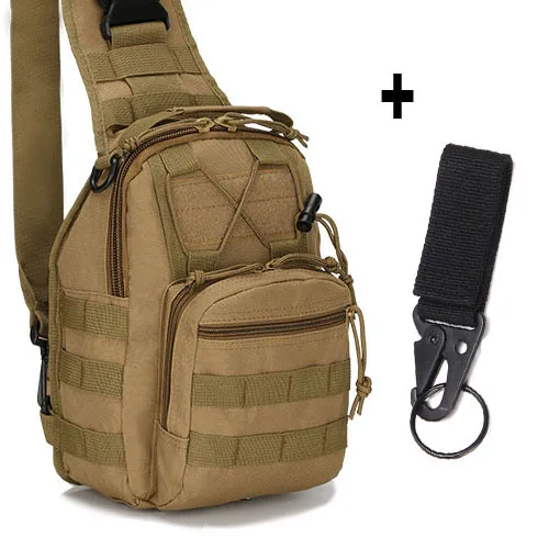 Походная тактическая сумка для альпинизма, военный походный рюкзак, тактическая сумка, походная сумка, охотничий рюкзак 600D - Цвет: Khaki 1 key