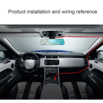 

New Car DVR Camera HD 1080P Single record 4" Digital Video Mirror Recorder 120 Degree Wide Angle Car Dash Cam Registrar For Car