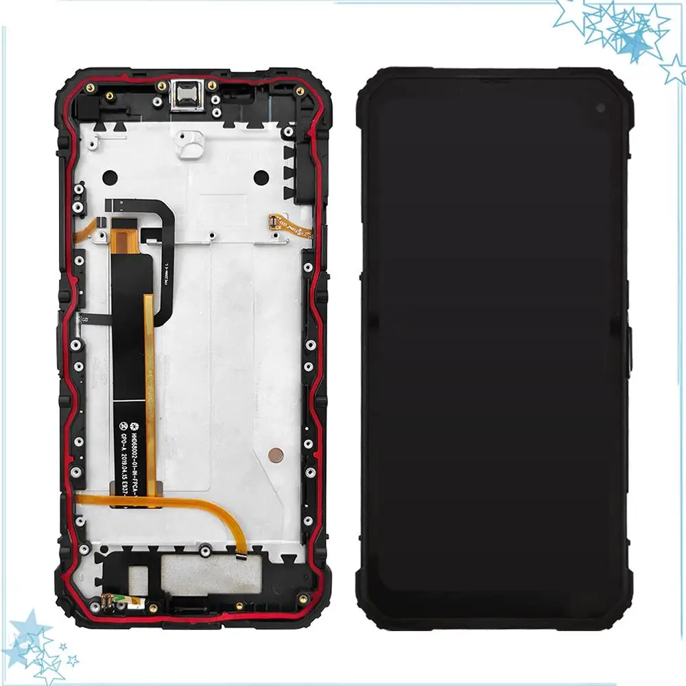 6.88'ɻlack Tested Well For Blackview BV6100 Lcd Display with Touch Screen Digitizer Assembly Frame Spare Parts | Мобильные