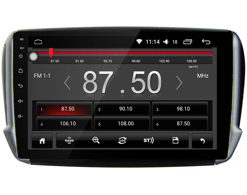 10," ips 4G DSP Carplay Android 8 Octa Core 4 Гб Оперативная память 64 Гб Встроенная память автомобильный DVD плеер стерео gps ГЛОНАСС для peugeot 2008 208 2013
