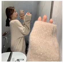 Кашемировый свитер, женское вязаное пальто, женский весенний и осенний однобортный Повседневный Кардиган, верхняя одежда, зимняя куртка, пальто