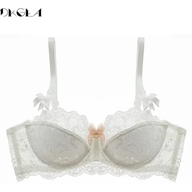 Fashion Black Sexy Bra Plus Size C D Cup Thin Cotton Underwear Women