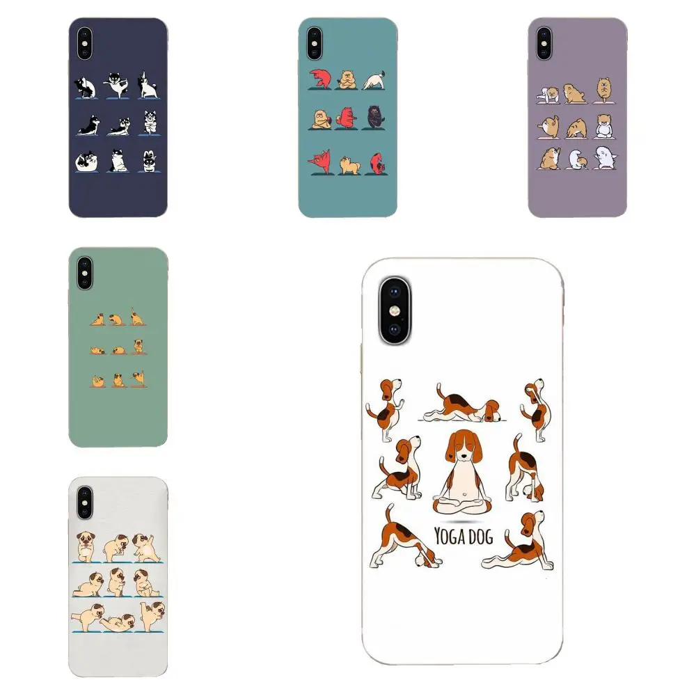 Cute French Bulldog Sloth Yoga TPU Luxury For Huawei Honor 4C 5A 5C 5X 6 6A 6X 7 7A 7C 7X 8 8C 8S 9 10 10i 20 20i Lite Pro | Мобильные