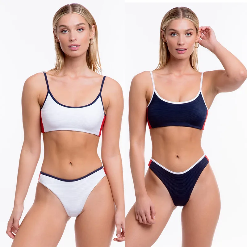 

Women Sexy Solid Bikini Set 2020 Low Waist Brazilian Bathing Suit Swimwear Summer Swimsuit Female Yellow Beach Wear Biquini