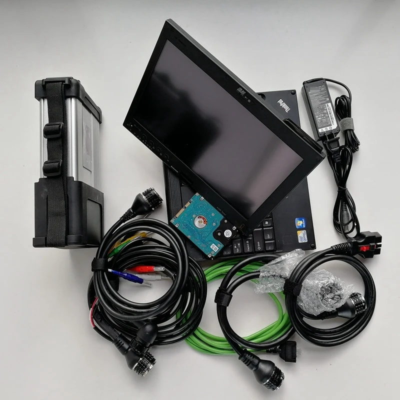 

MB Star C5 SD Compact 5 Auto Diagnosis Tool X200T 4G Used tablet laptop 320GB HDD V09.2019 Software X DTS Monoca EPC Vediamo