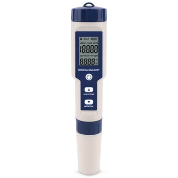 

5 in 1 Water quality tester Solubility EC PH Salinity Digital Portable