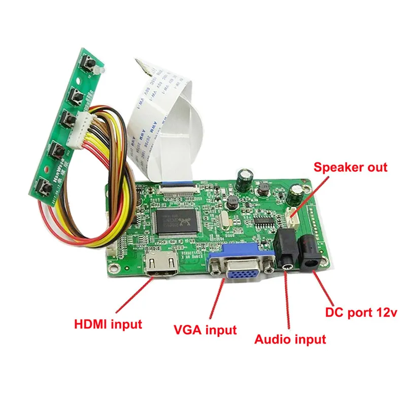 Плата драйвера для B156HTN03.9 eDP 15 6 &quotЖК-дисплей 1920 × 1080 матрица VGA + совместимая с HDMI