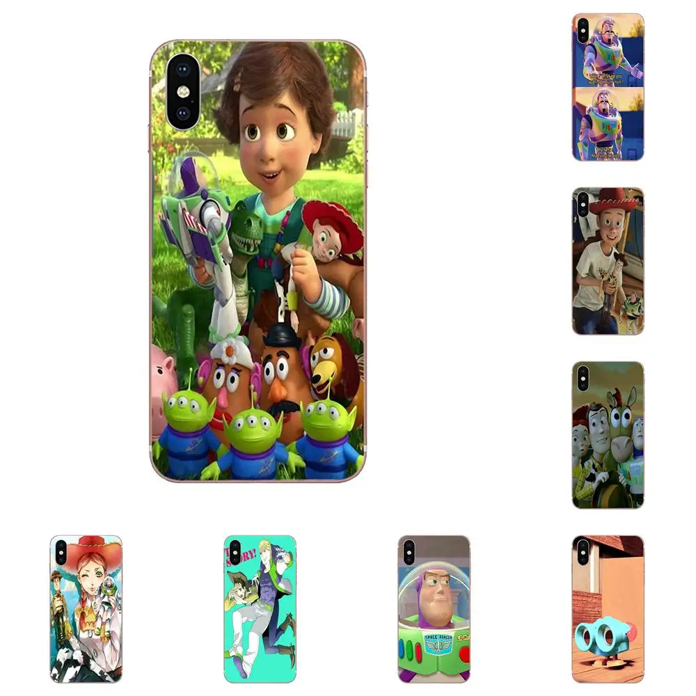 

Toy Story Cartoon Woody Soft TPU Cases Capa For Samsung Galaxy Note 5 8 9 S3 S4 S5 S6 S7 S8 S9 S10 5G mini Edge Plus Lite