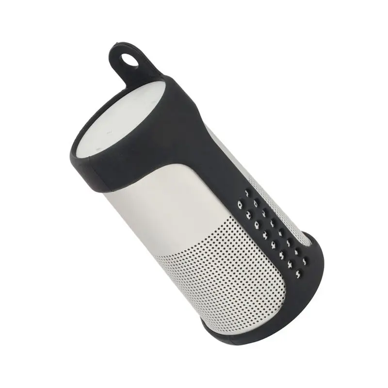 Мягкий силиконовый чехол для Soundlink Revolve Bluetooth динамик портативный защитный Противоскользящий Чехол черный