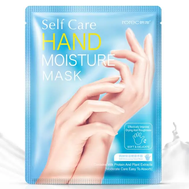 5Pair Hanchan Milk Hand Mask Soft Moisturizing Whitening Anti Wrinkle Remove Hard Dead Skin Hand Spa