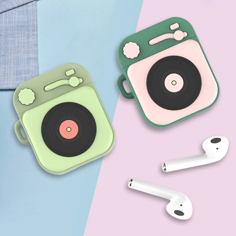 

Silicone Cute Cover Earphone Case For Airpods 1 2 Funny Classic Bluetooth Protective Case For Airpods 1 2 Without Earphone