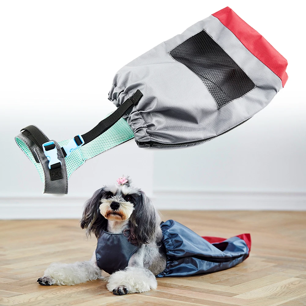 

Pet Dog Durable Breathable Protective Bag Hind Disabled Leg Drag Bag For Paralyzed Pet Dog Clothes Protection Tow Bag