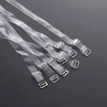 

3 Pairs 1Lot Invisible Transparent Shoulder Straps Adjustable Intimates Accessories Metal Bra Straps Belt Women Elastic