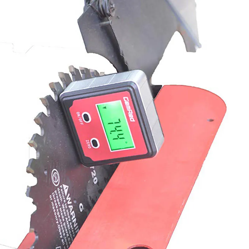 LCD Digital Inclinometer Spirit Level Protractor Angle Gauge Meter Bevel Level Magnetic Base
