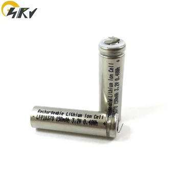 

2pcs-6pcs LiFePo4 10370 LFP10370 150mah Max 5C Discharge lithium high power LiFePO4 3.2V Rechargeable battery for IQOS