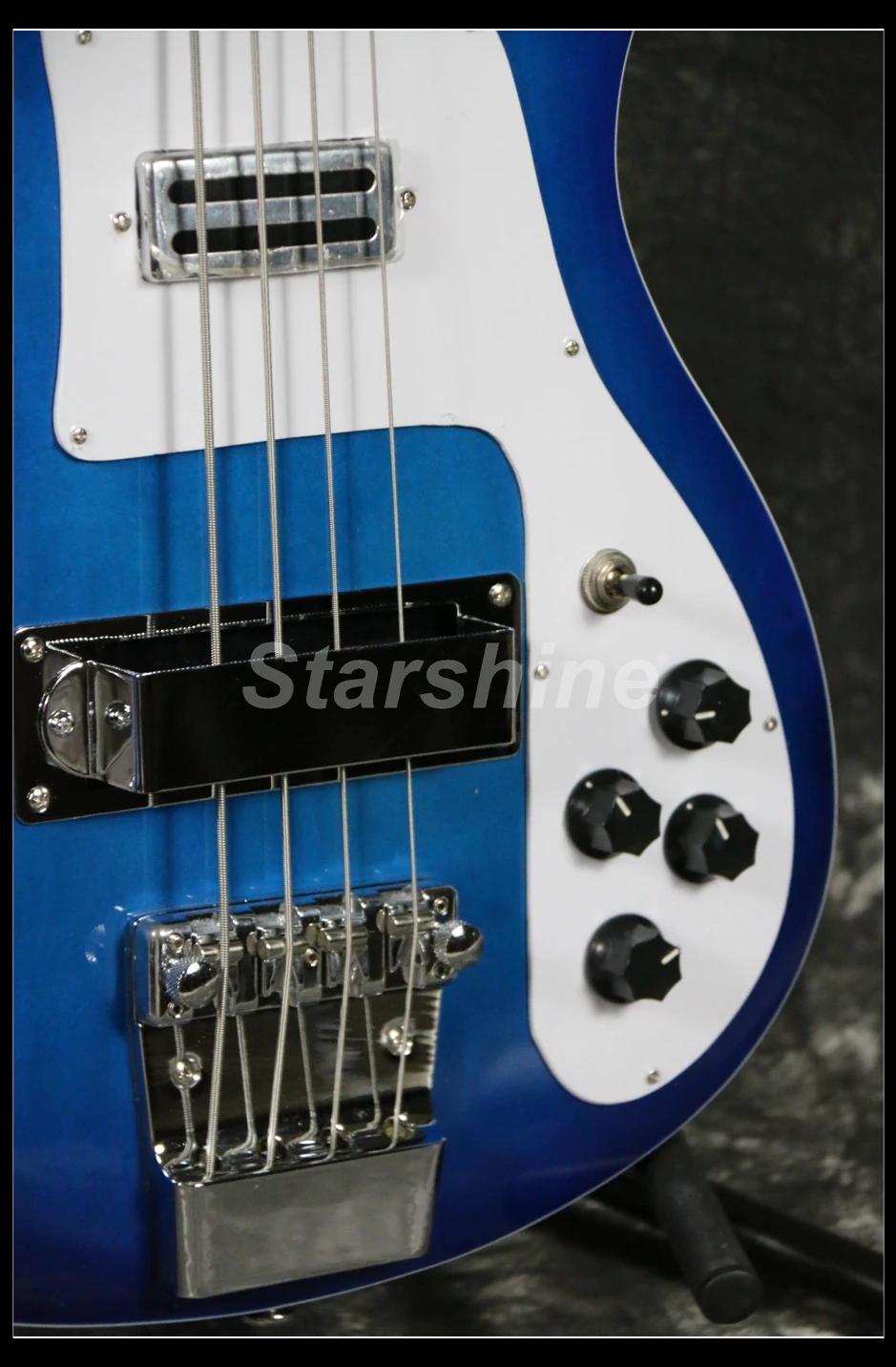 High Quality Electric Bass Guitar YL-RNL Chrome Hardware White Pickguard
