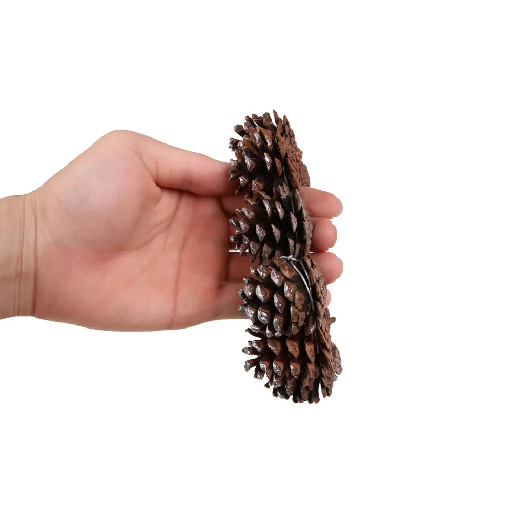 2 Pcs Front Door Home Wreath Hanging Wedding Holiday Pine Cones DIY Party Gift Autumn Christmas Decoration Festival