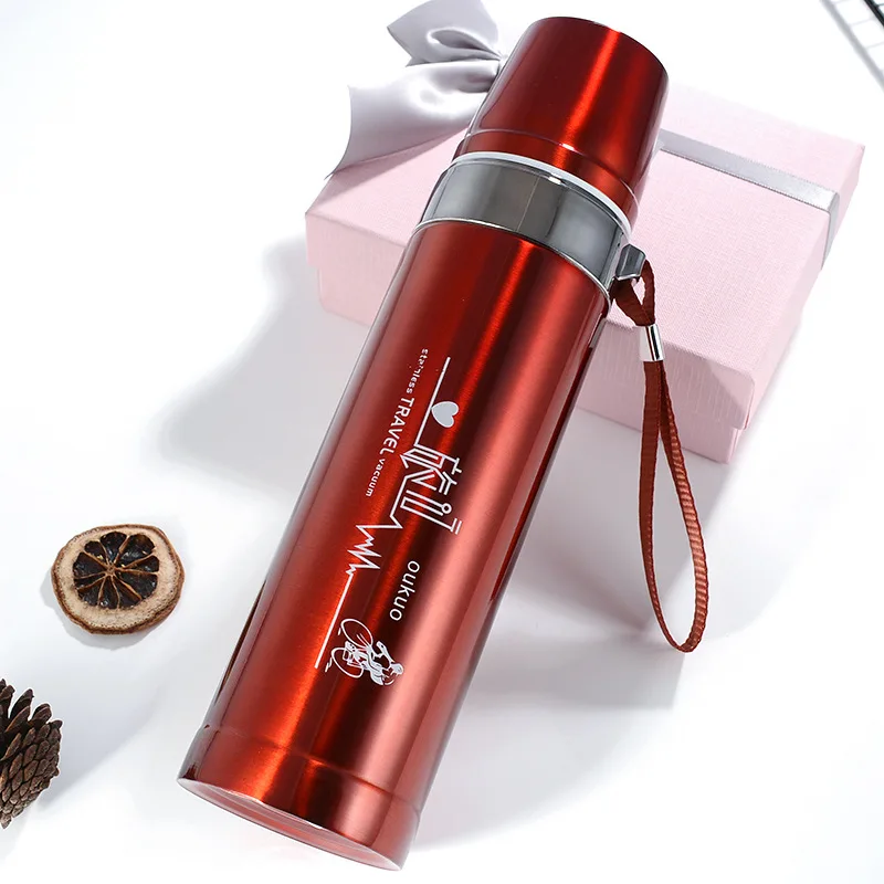 

750/500ML Stainless Steel Vacuum Flasks High-capacity Bullet Thermos Cup Coffee Tea Travel Mug Thermol Bottle Thermocup