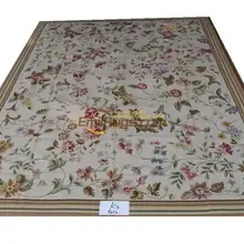 Шерсть французский Обюссон ковер для спальни в винтажном стиле RU 274 см X 366 см X 9 см X 12' K3gc156aubyg6