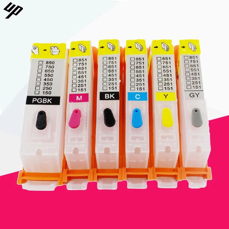 Чернила для принтера Canon PIXMA MG6340 MG7140 iP8740 MG7540 6 цветов/комплект | Компьютеры и офис