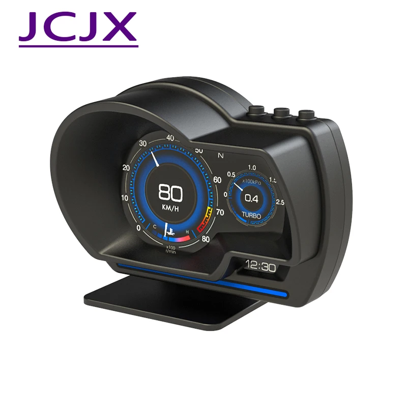Автомобильный HUD-дисплей OBD II/GPS двойная система цифровой автомобильный спидометр