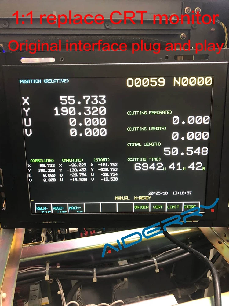 A61L-0001-0094 TX-1450 D14CM-05A LCD ÷, FANUC CNC  Ϻϰ ȣȯ, 14 ġ CRT , 12.1 ġ
