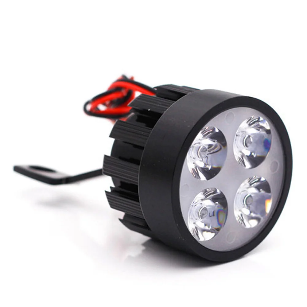 2 шт./компл. DC 12 V-80 V 3000LM мотоцикл пятно туман светильник головной светильник 4-светодиодный головной светильник фары Точечный светильник s