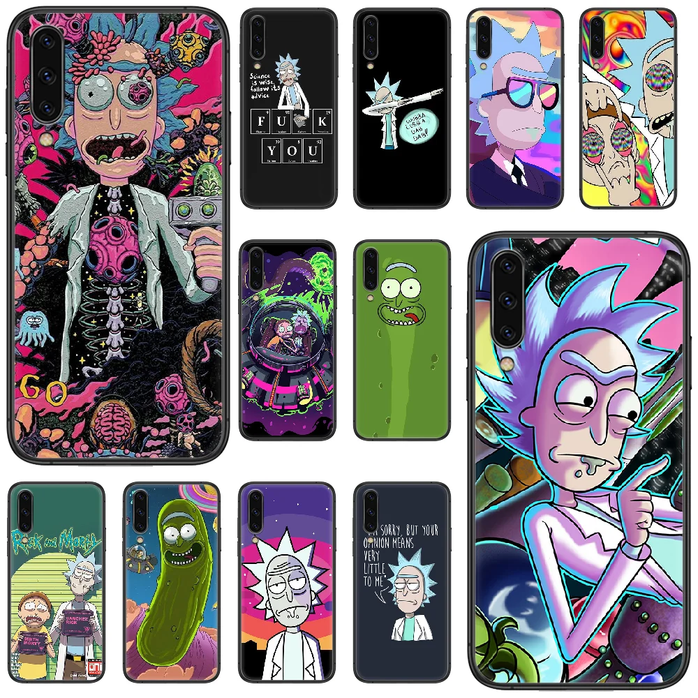 Милый чехол для телефона Ricks с рисунком из мультфильма Mortys Samsung Galaxy A 5 10 20 3 30 40 50 51 7