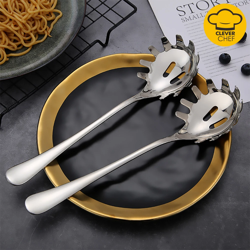 Pasta Scoops Pasta Noodle Spoon Pasta Scoop colander Noodle Spaghetti Ladle Slot Spoon Stainless