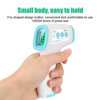 

Fast Shipping Hot Non-Contact Infrared Human Body Thermometer Home Hand-Held Digital Thermometer Temperature Measurement Meter